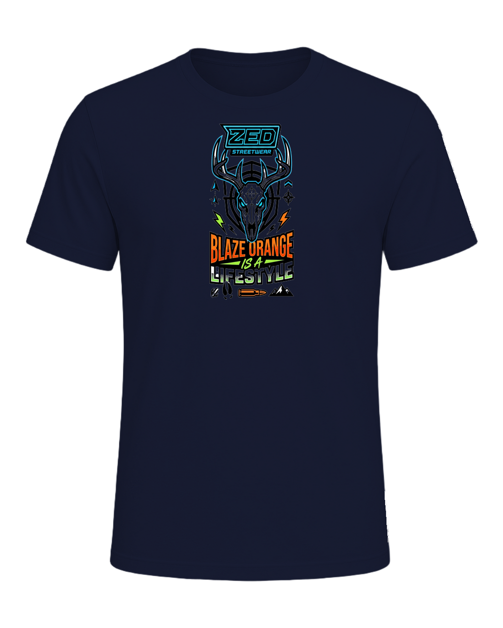 blaze orange is a lifestyle — Navy