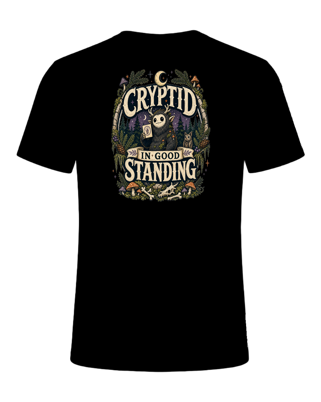 CRYPTID IN GOOD STANDING — Black