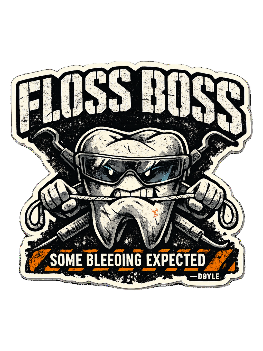 Floss Boss Some Bleeding Expected Tee