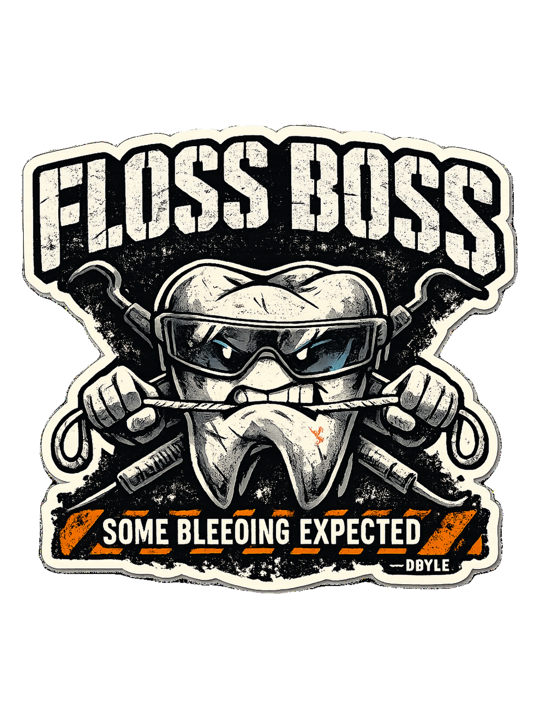 Floss Boss Some Bleeding Expected Tee