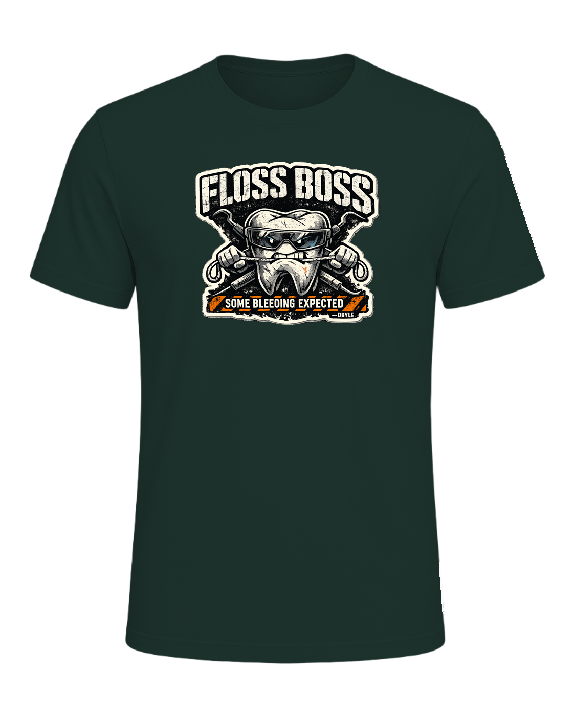 Floss Boss Some Bleeding Expected Tee — Forest