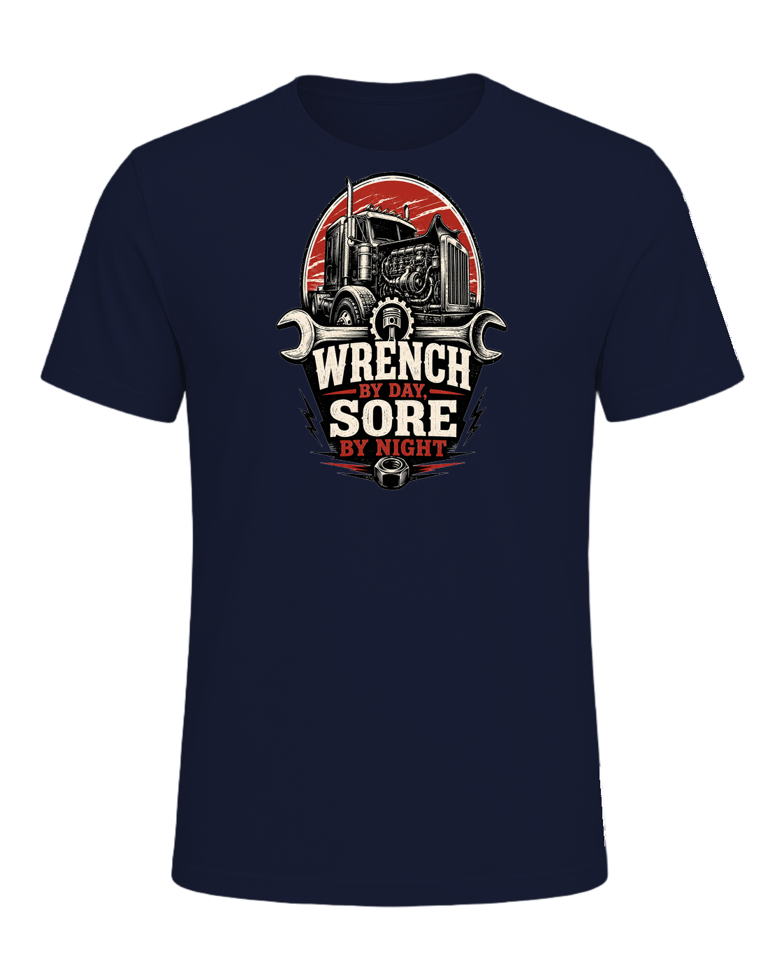 Wrench by day, sore by night — Navy