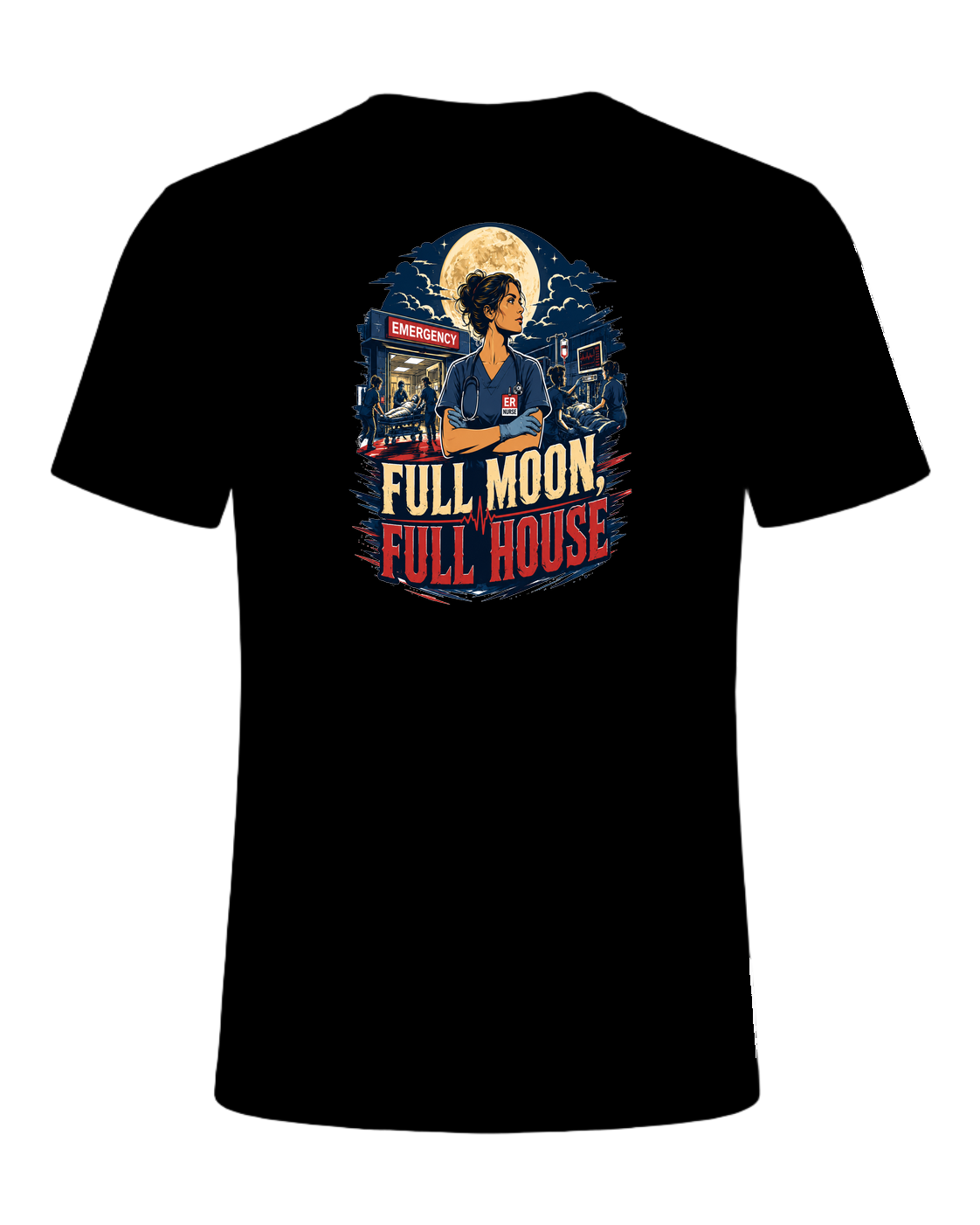 FULL MOON, FULL HOUSE — Black