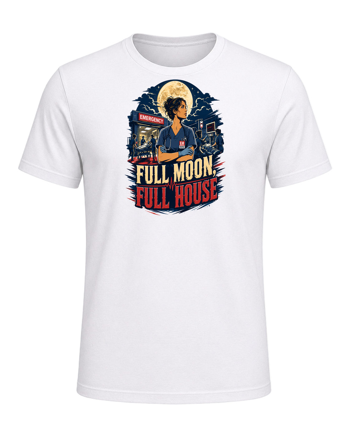 FULL MOON, FULL HOUSE — White