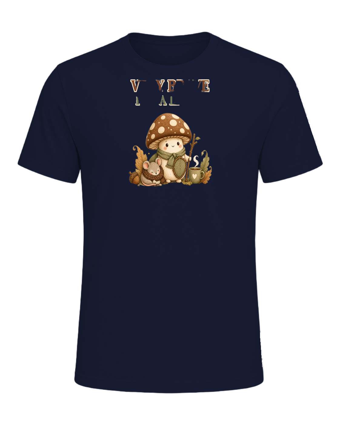 VERY BRAVE FOR A LITTLE MUSHROOM — Navy