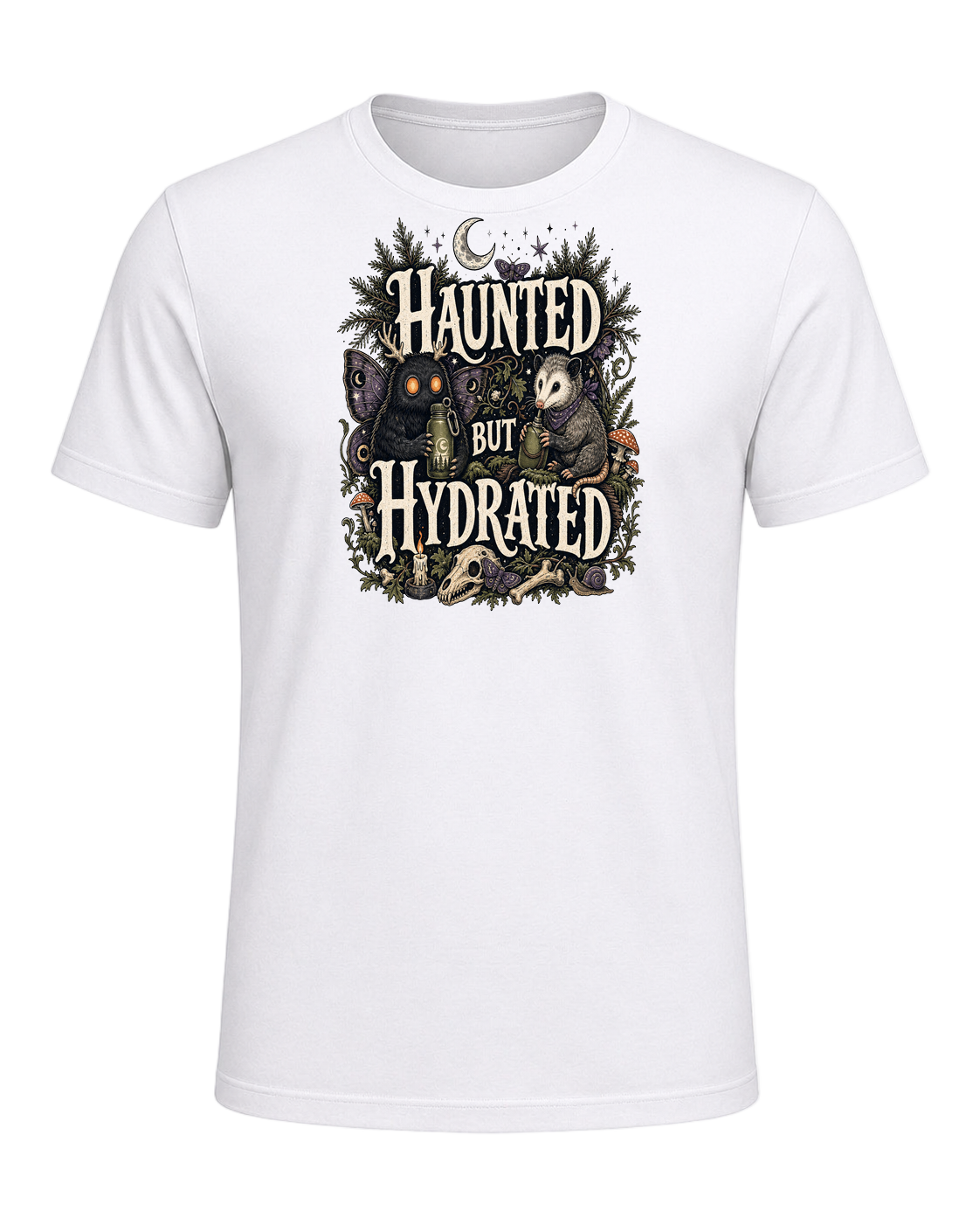 HAUNTED BUT HYDRATED — White