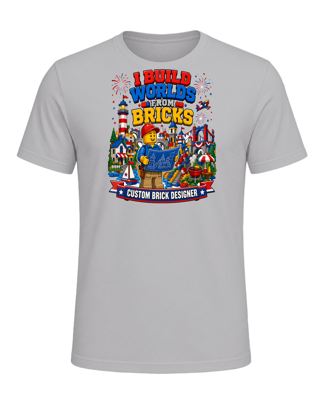 Brick Builder / Custom Brick Creations — Athletic Heather