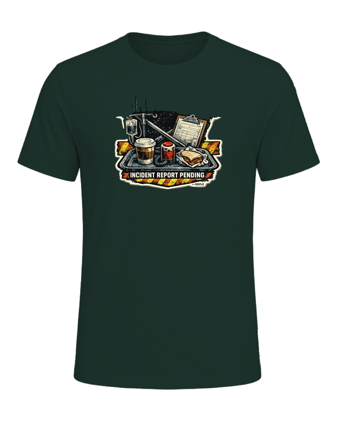Lunch Break Incident Report Pending Tee — Forest