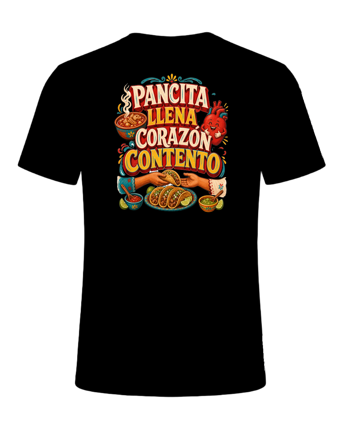 PANCITA LLENA CORAZÓN CONTENTO — Black