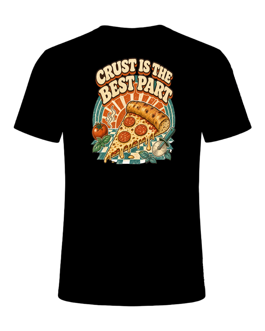 CRUST IS THE BEST PART — Black