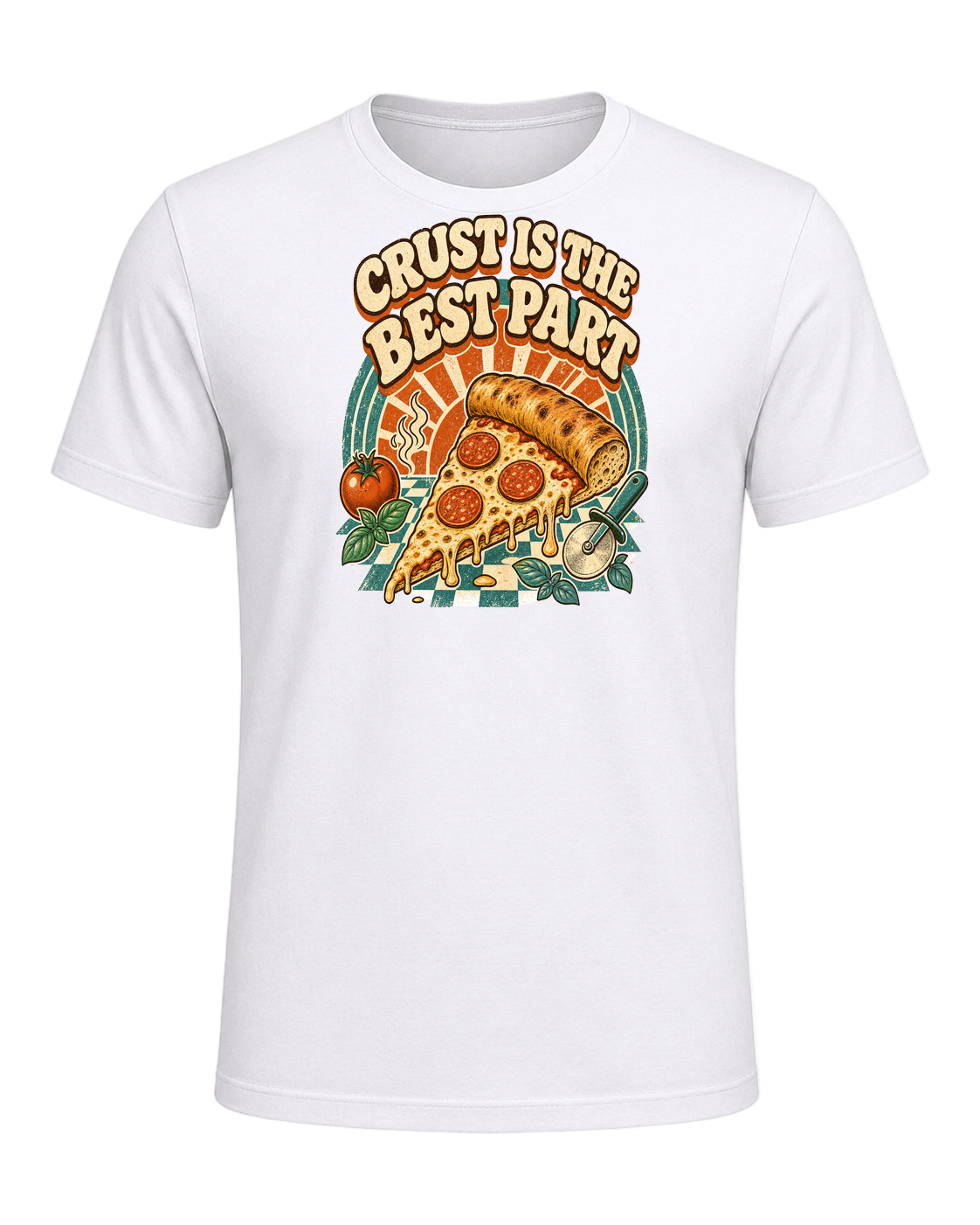 CRUST IS THE BEST PART — White