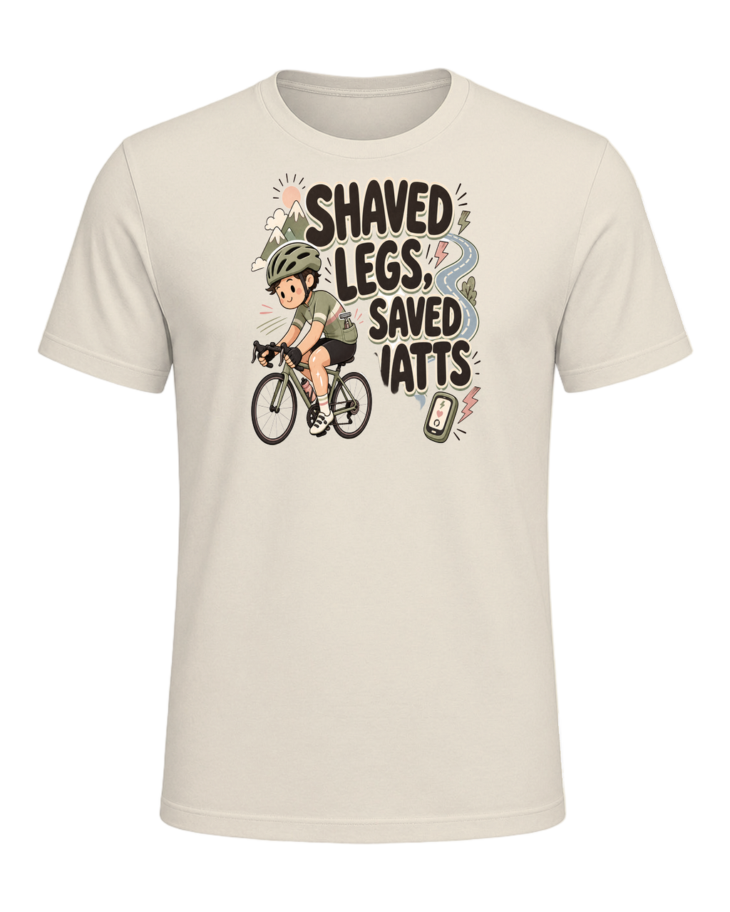 SHAVED LEGS, SAVED WATTS — Heather Prism Natural