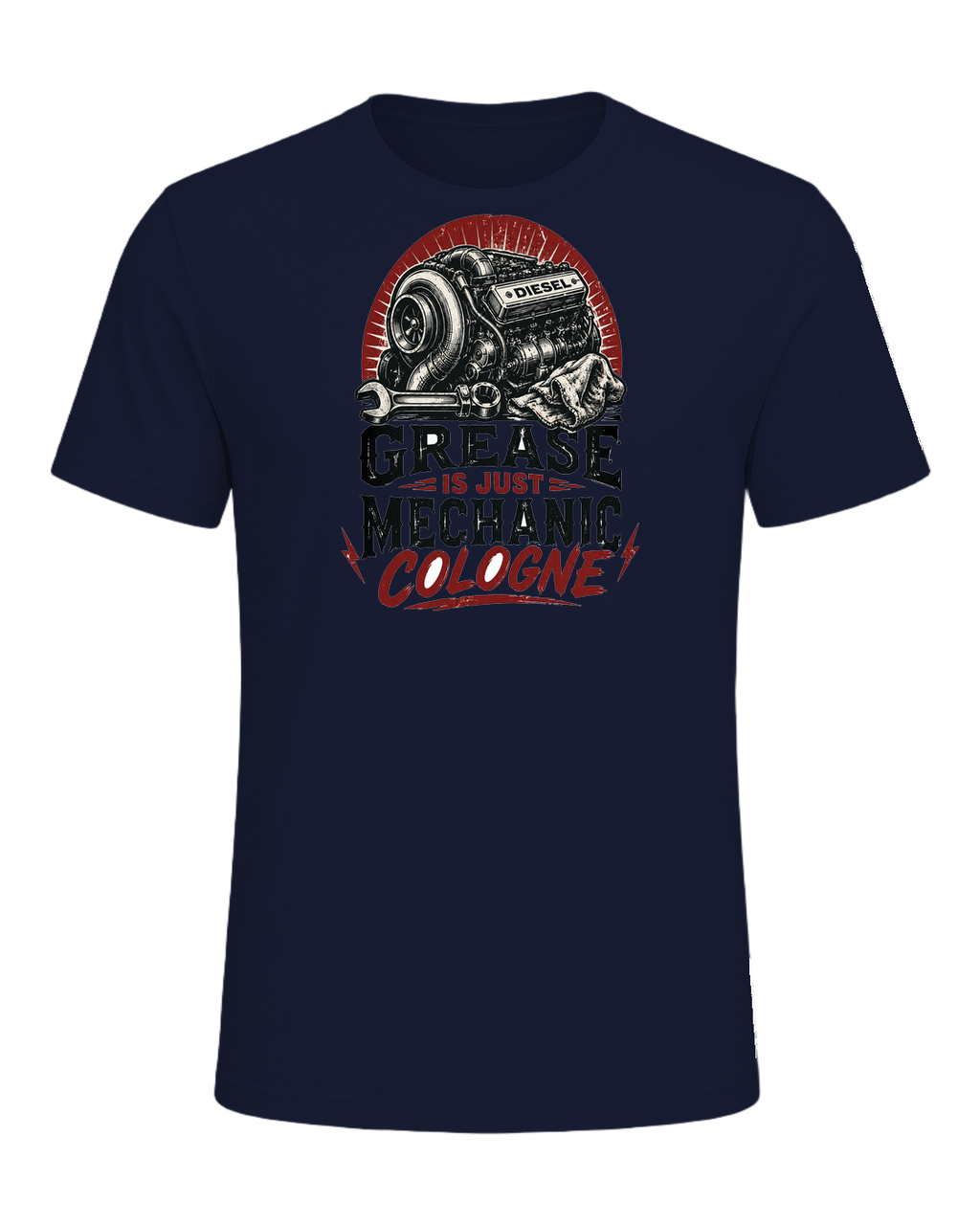 Grease is just mechanic cologne — Navy