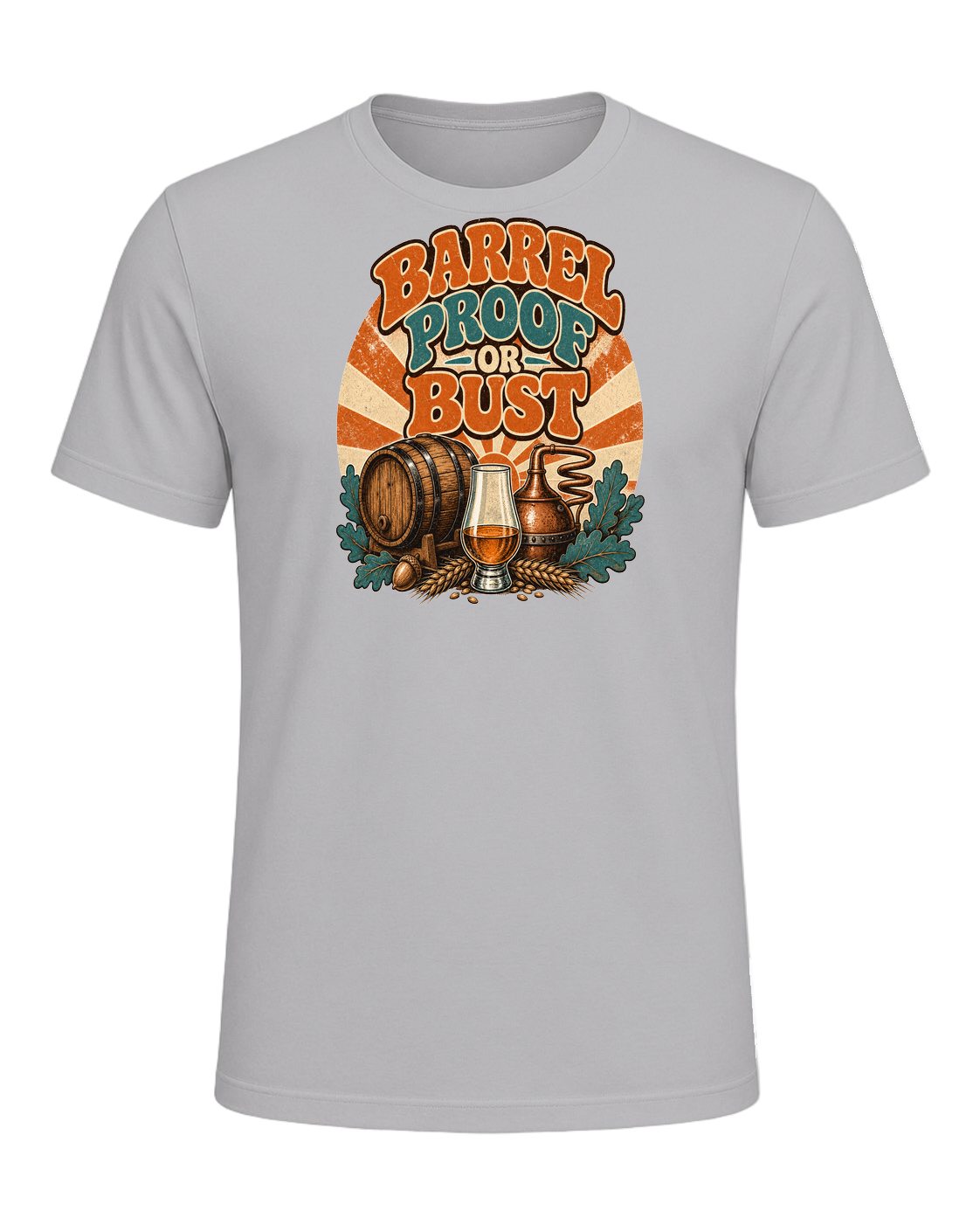 BARREL PROOF OR BUST — Athletic Heather