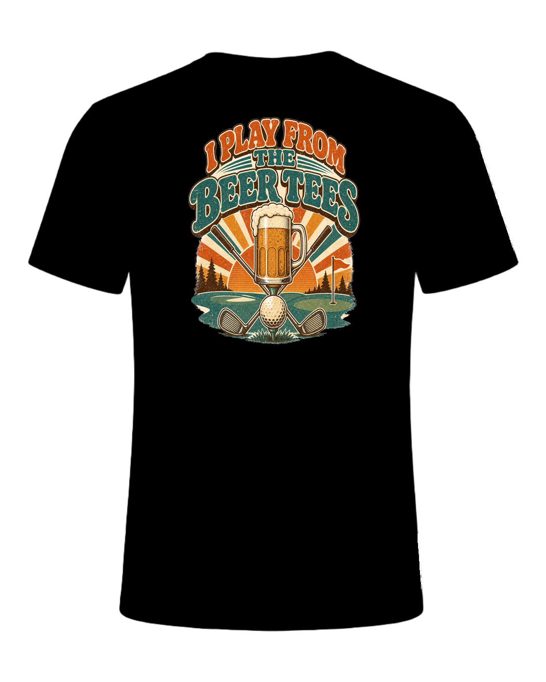 I PLAY FROM THE BEER TEES — Black