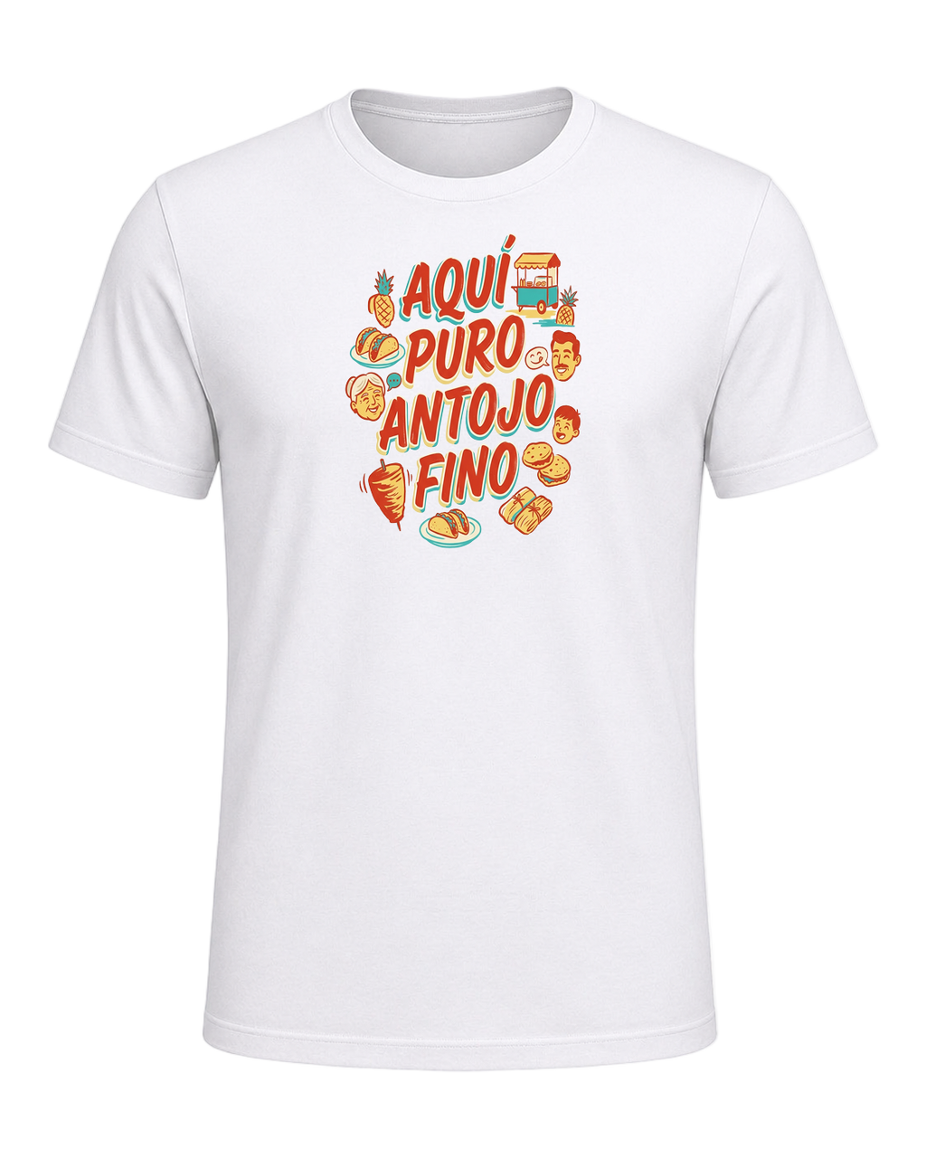 AQUÍ PURO ANTOJO FINO — White