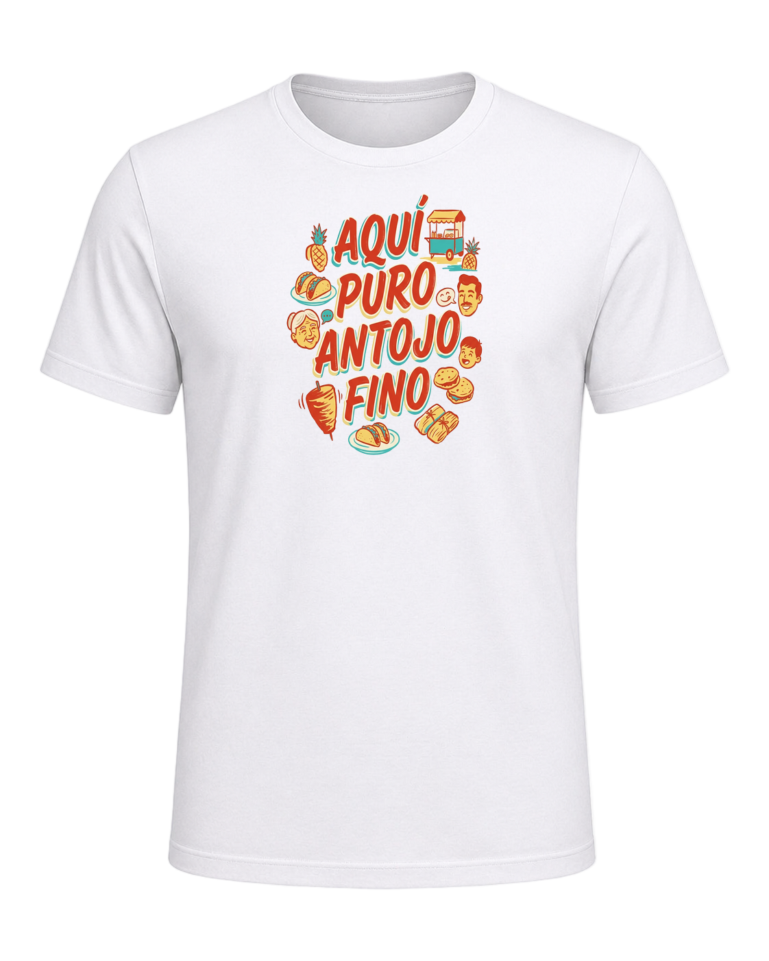 AQUÍ PURO ANTOJO FINO — White
