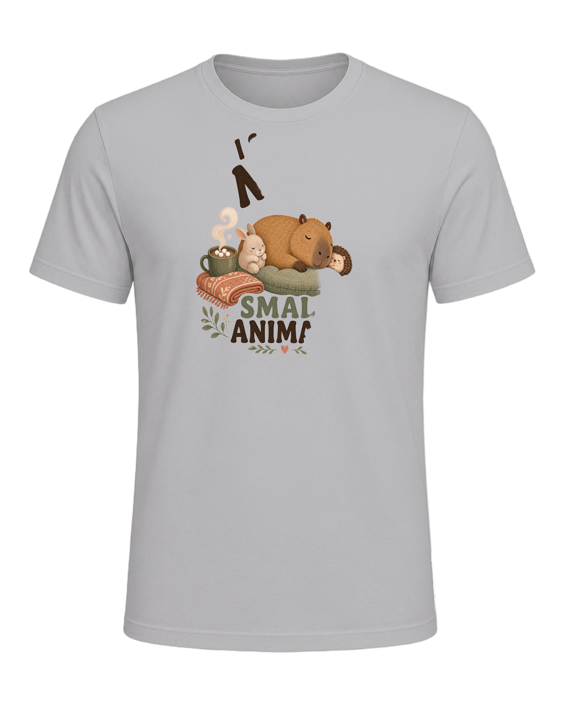 I SUPPORT NAPS AND SMALL ANIMALS — Athletic Heather