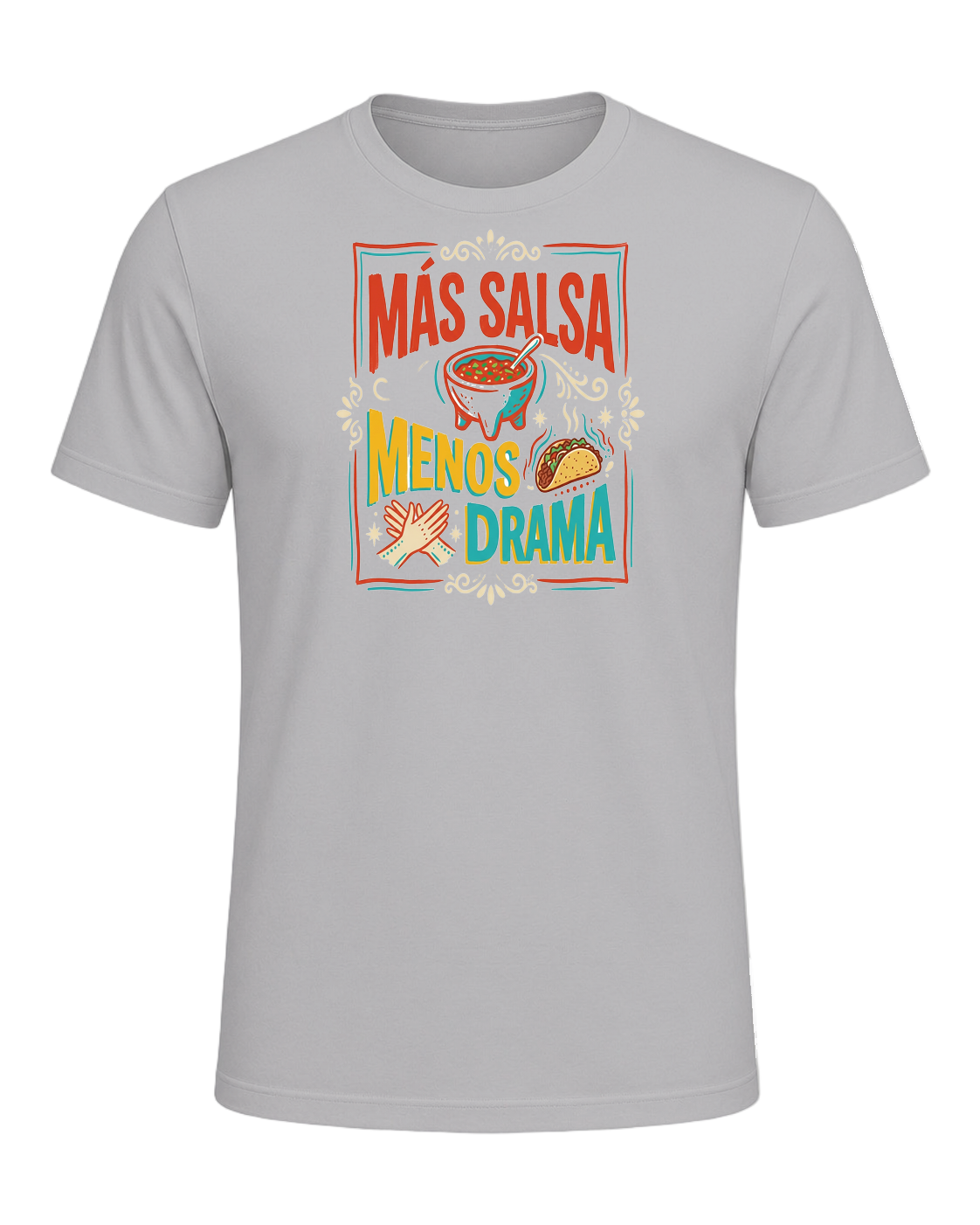 MÁS SALSA MENOS DRAMA — Athletic Heather