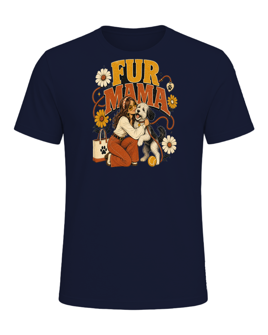 FUR MAMA — Navy
