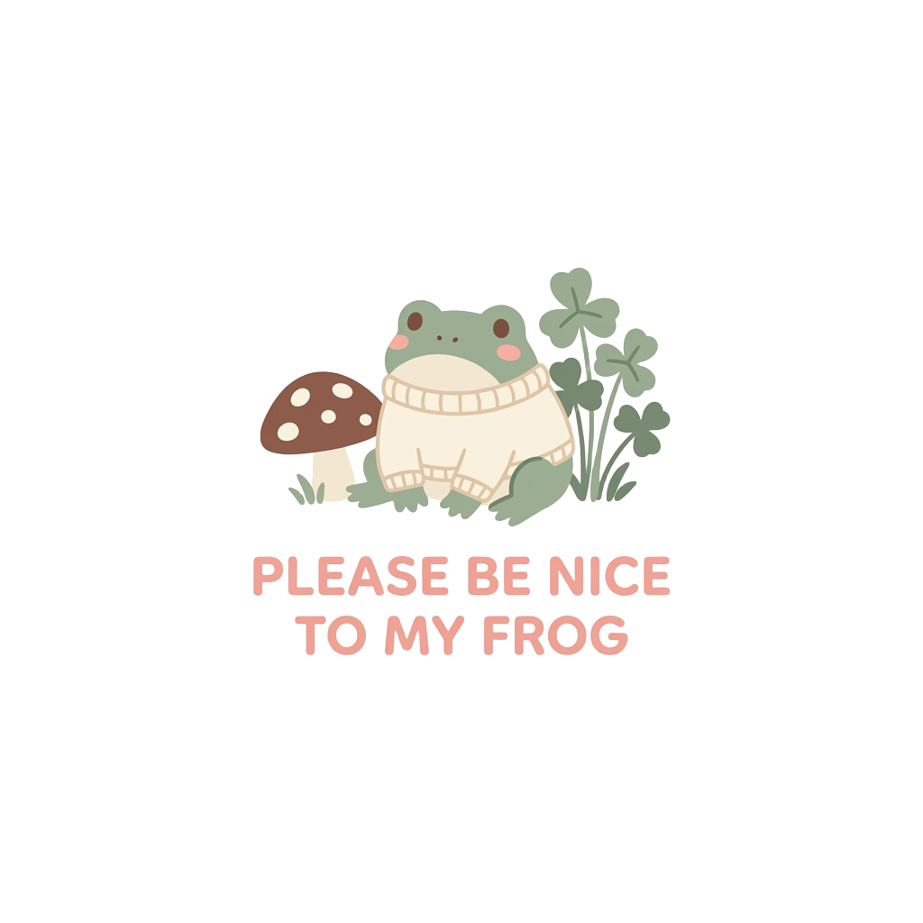 PLEASE BE NICE TO MY FROG