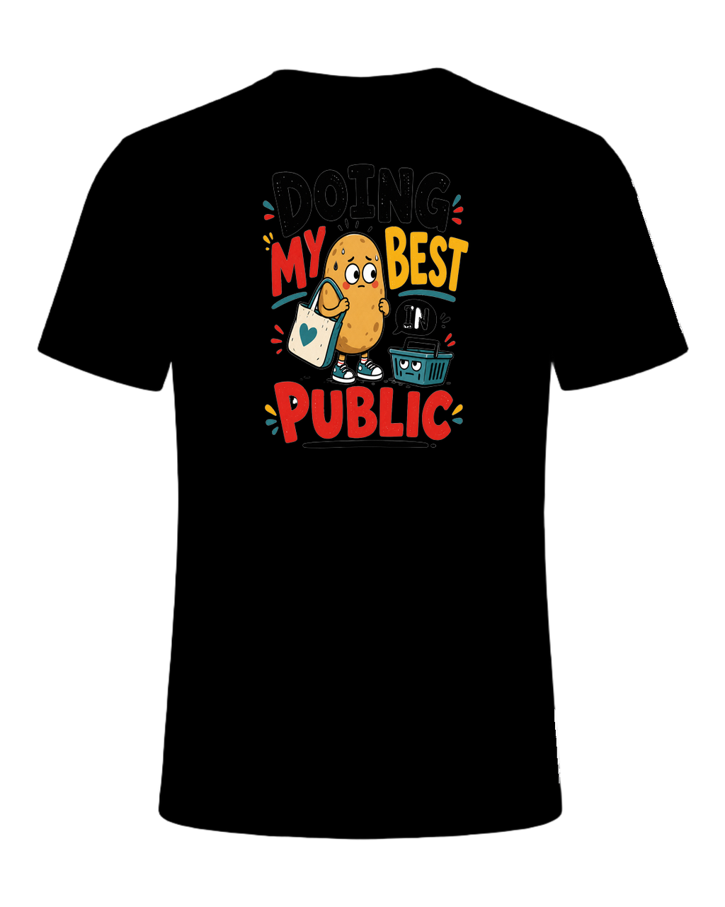 DOING MY BEST IN PUBLIC — Black