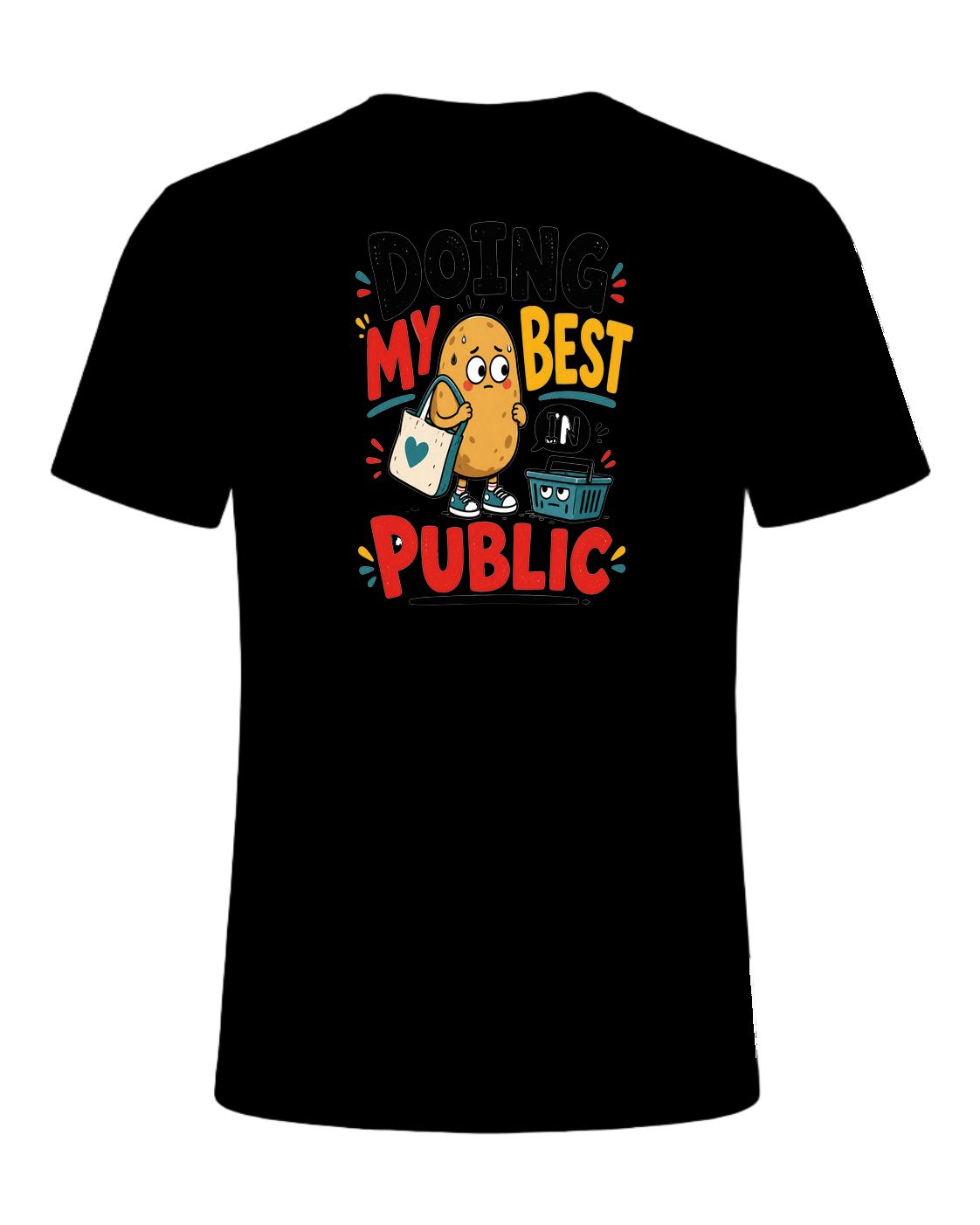 DOING MY BEST IN PUBLIC — Black