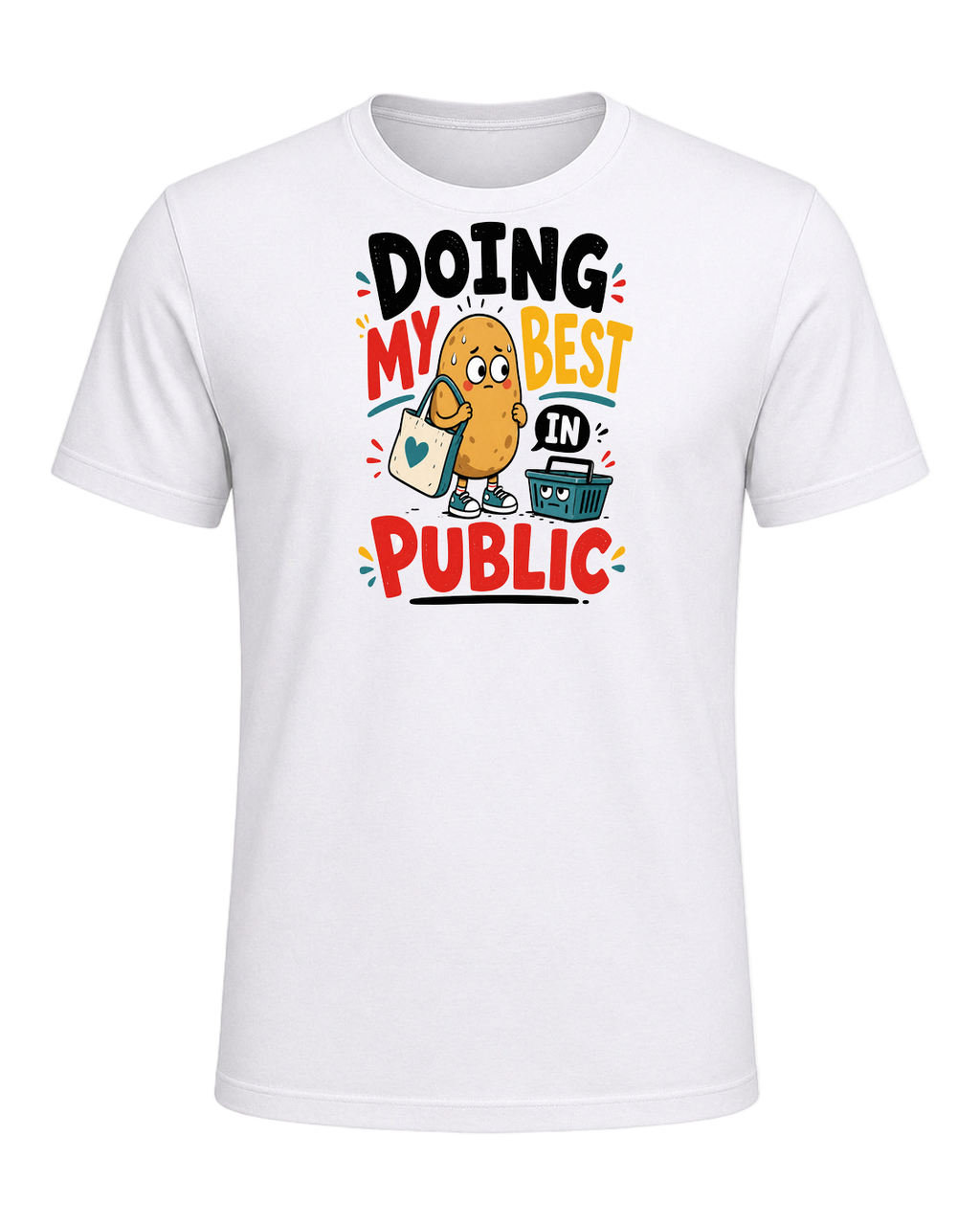 DOING MY BEST IN PUBLIC — White