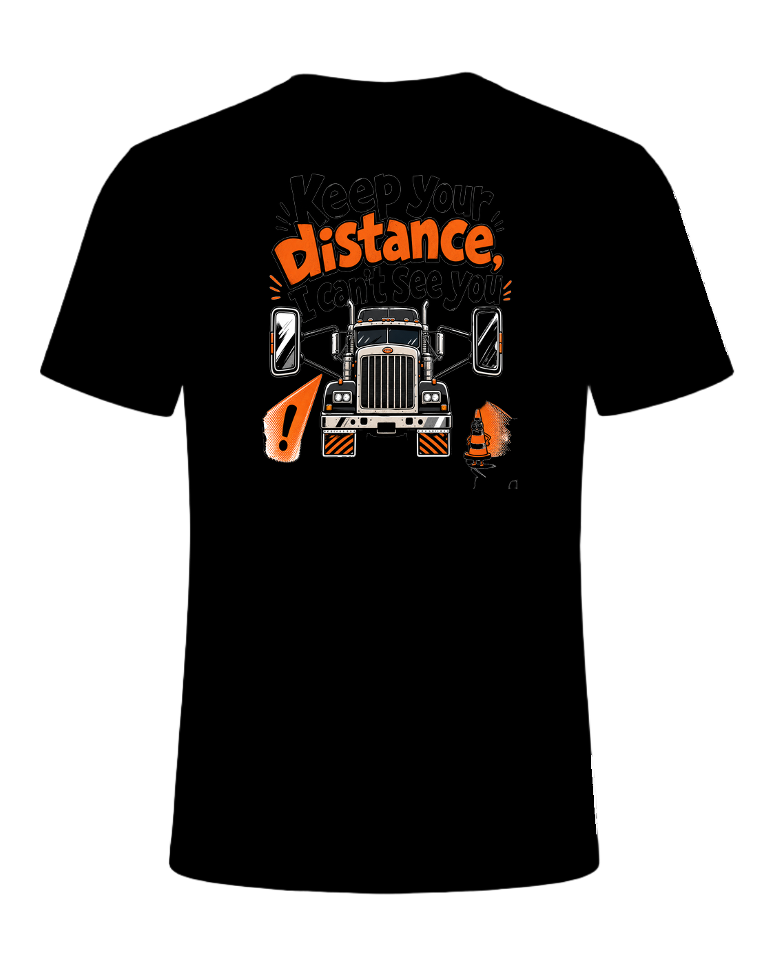 Keep your distance, I can't see you — Black