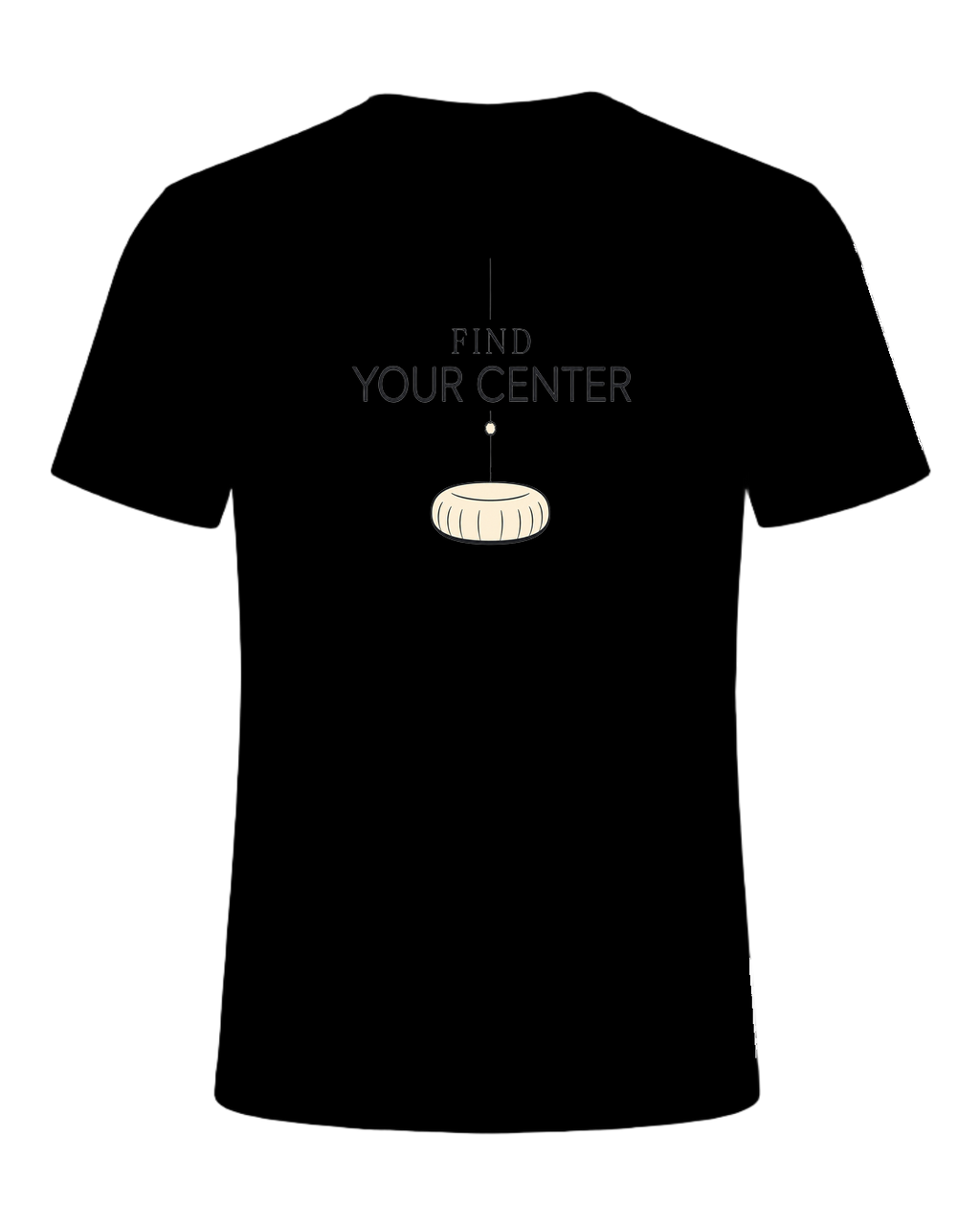 FIND YOUR CENTER — Black