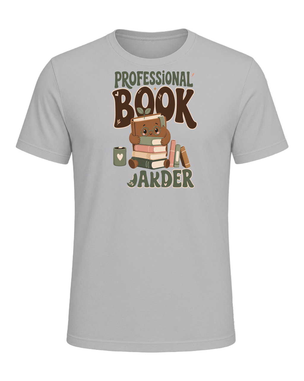 PROFESSIONAL BOOK HOARDER — Athletic Heather