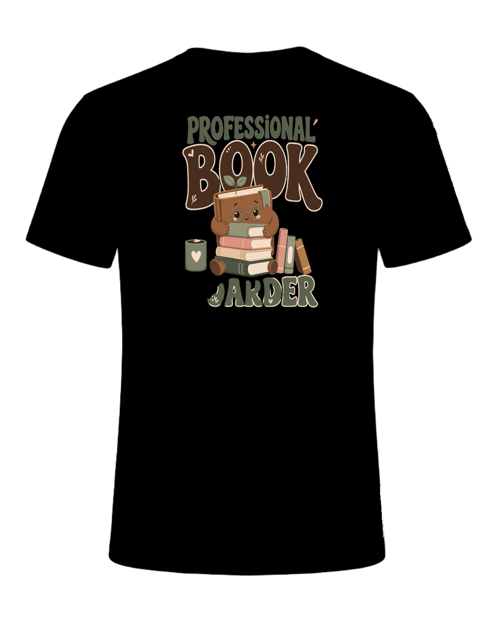 PROFESSIONAL BOOK HOARDER — Black