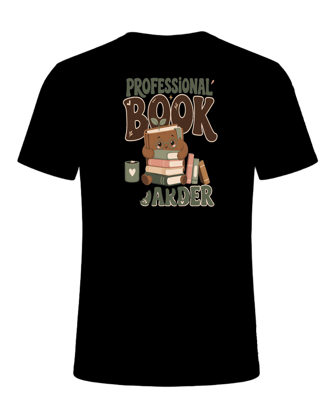 PROFESSIONAL BOOK HOARDER — Black