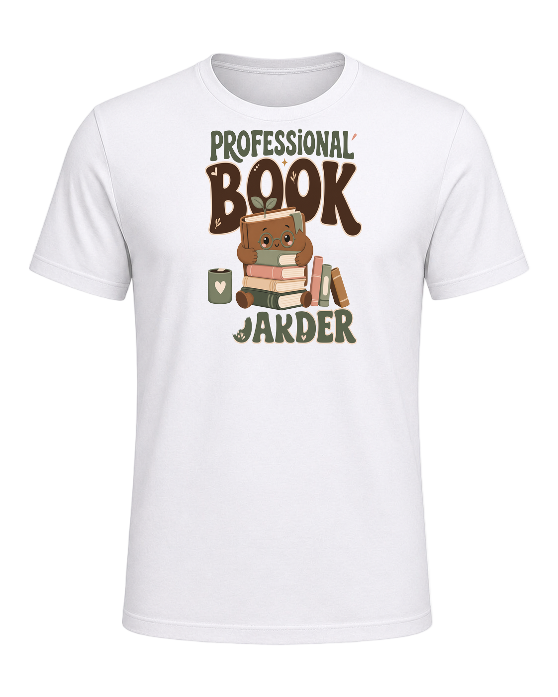 PROFESSIONAL BOOK HOARDER — White