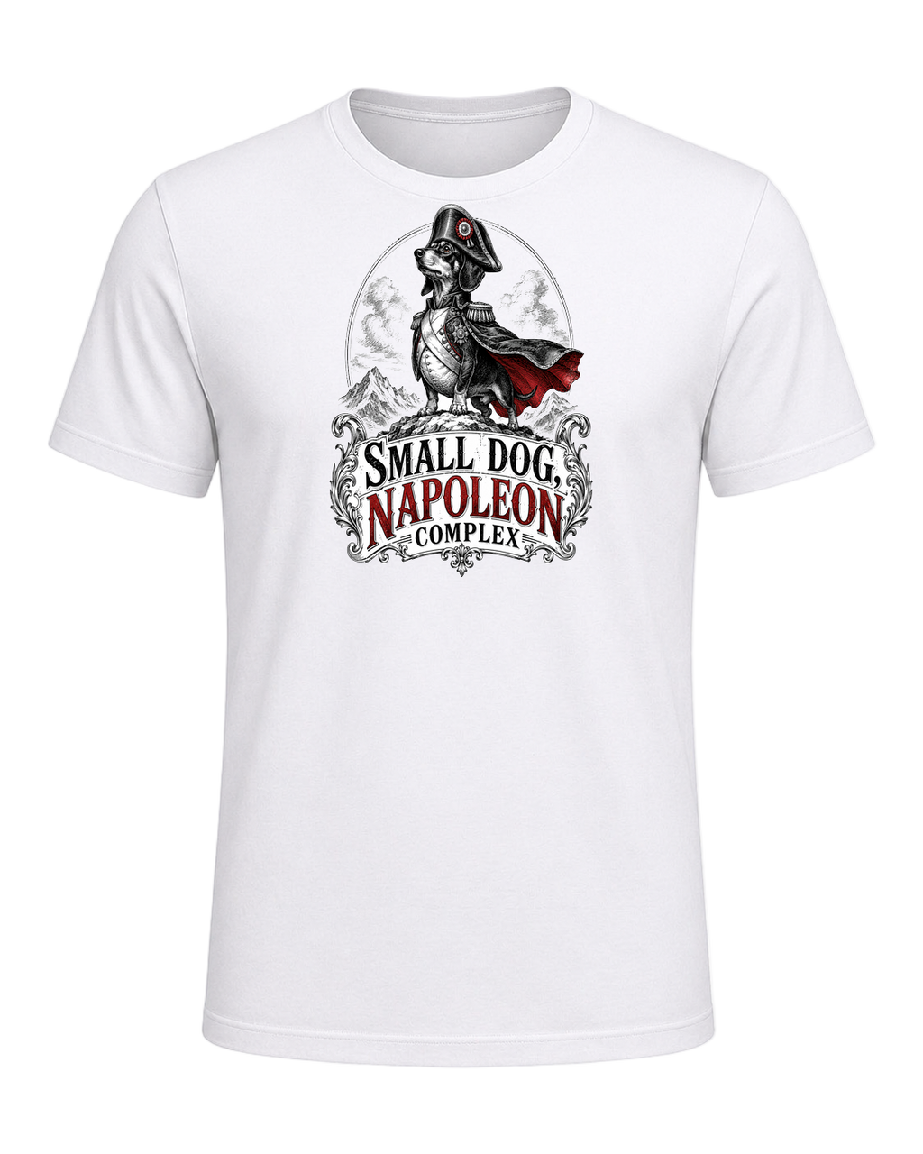 Small Dog, Napoleon Complex — White