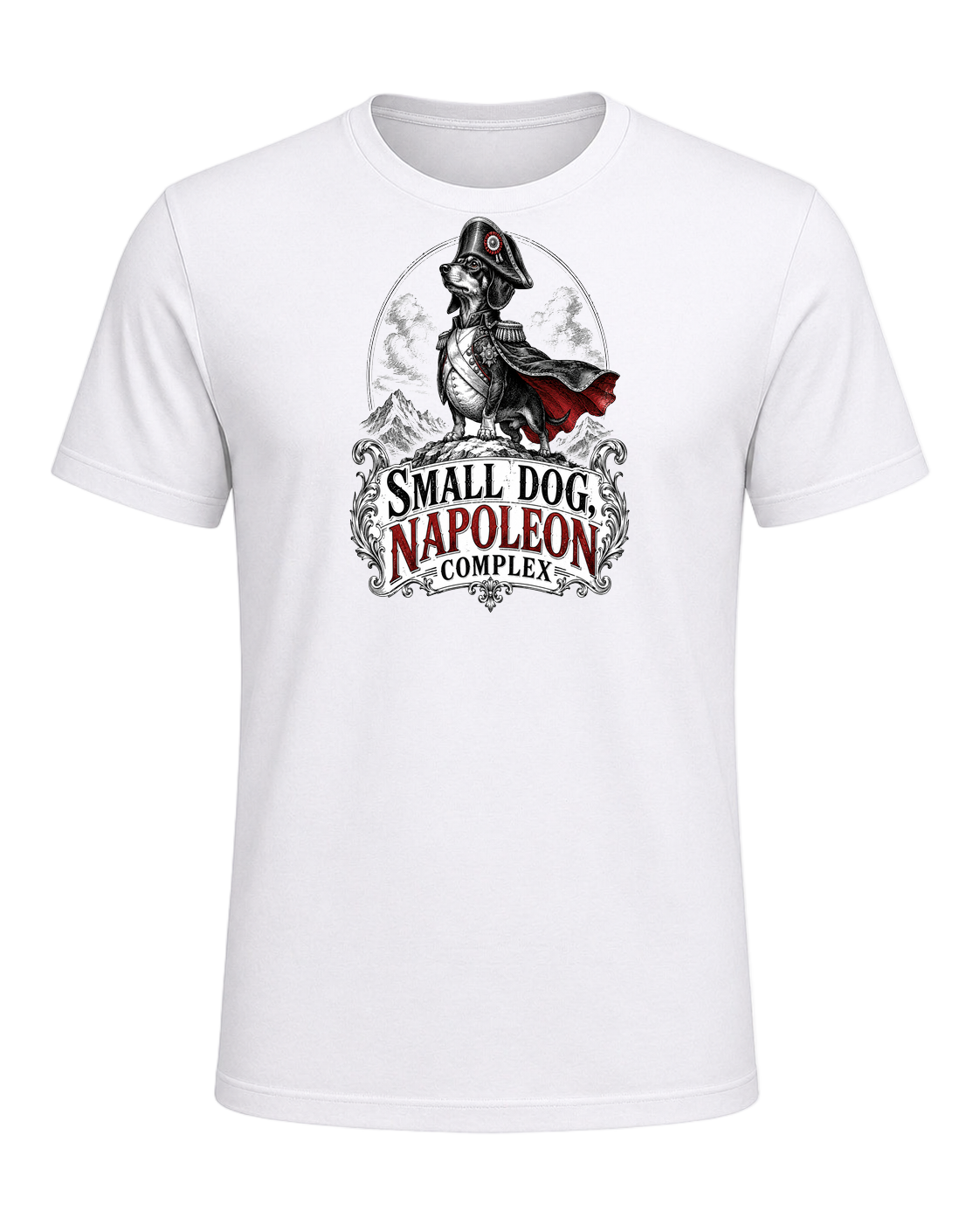 Small Dog, Napoleon Complex — White