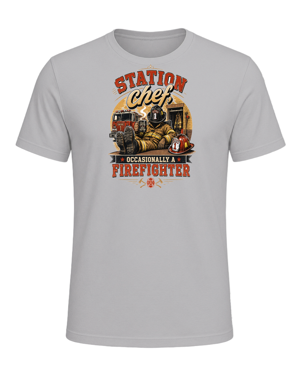 Station chef, occasionally a firefighter — Athletic Heather
