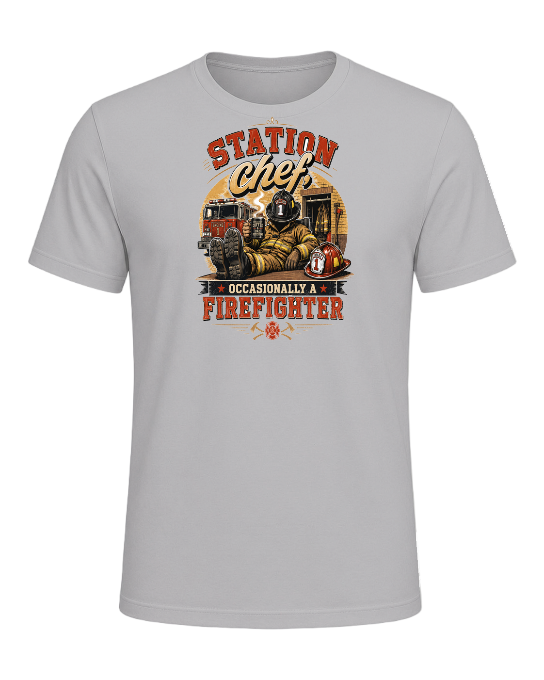 Station chef, occasionally a firefighter — Athletic Heather