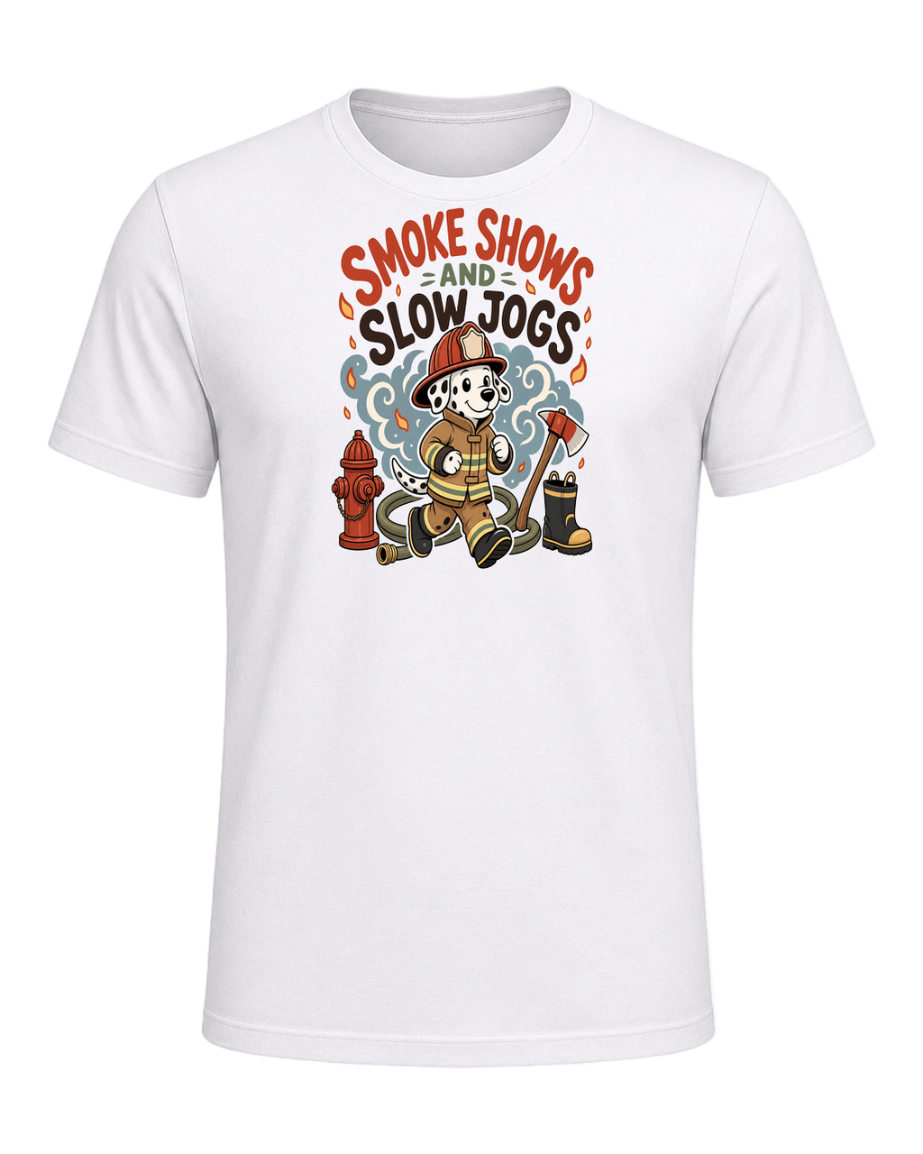 SMOKE SHOWS AND SLOW JOGS — White