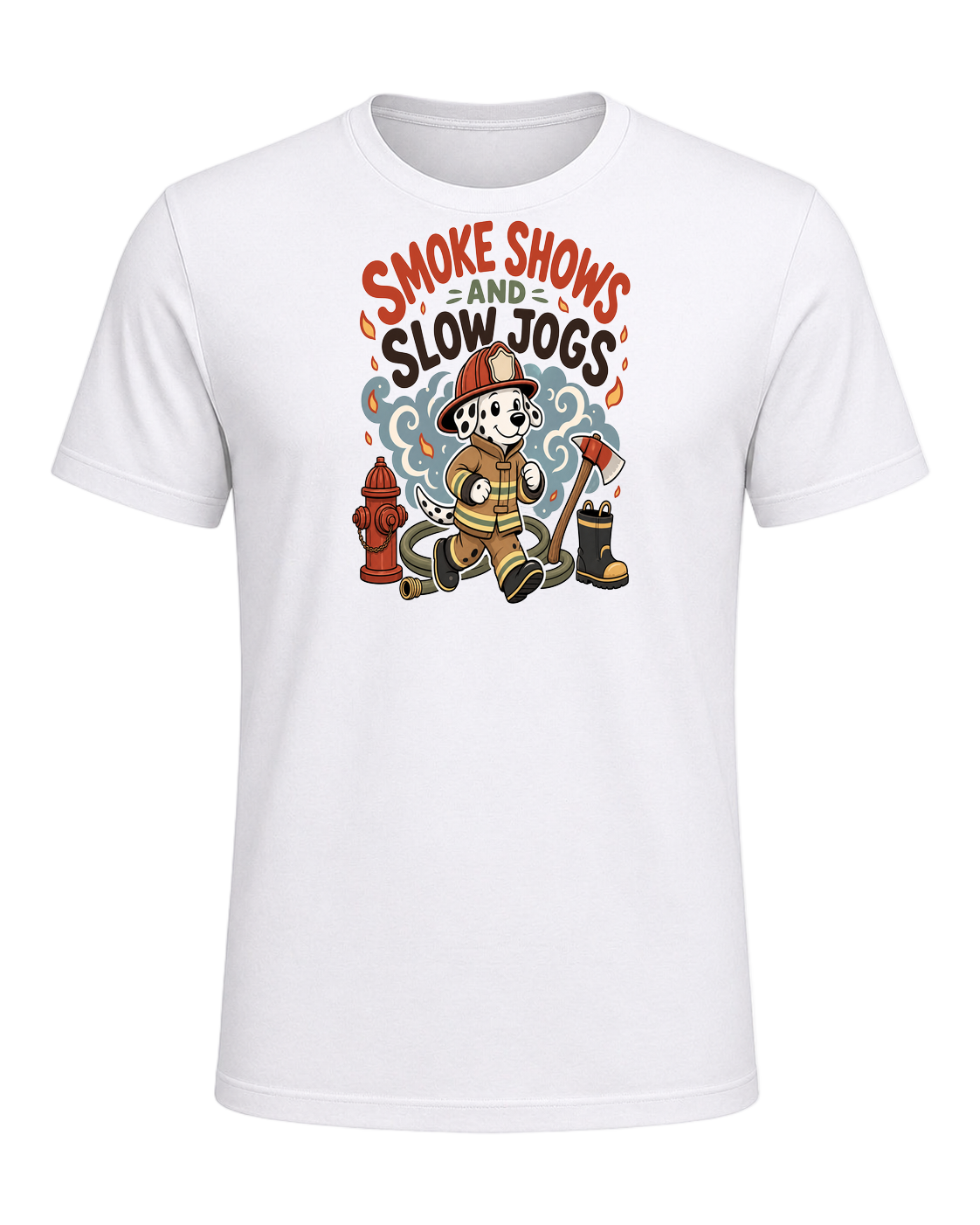 SMOKE SHOWS AND SLOW JOGS — White