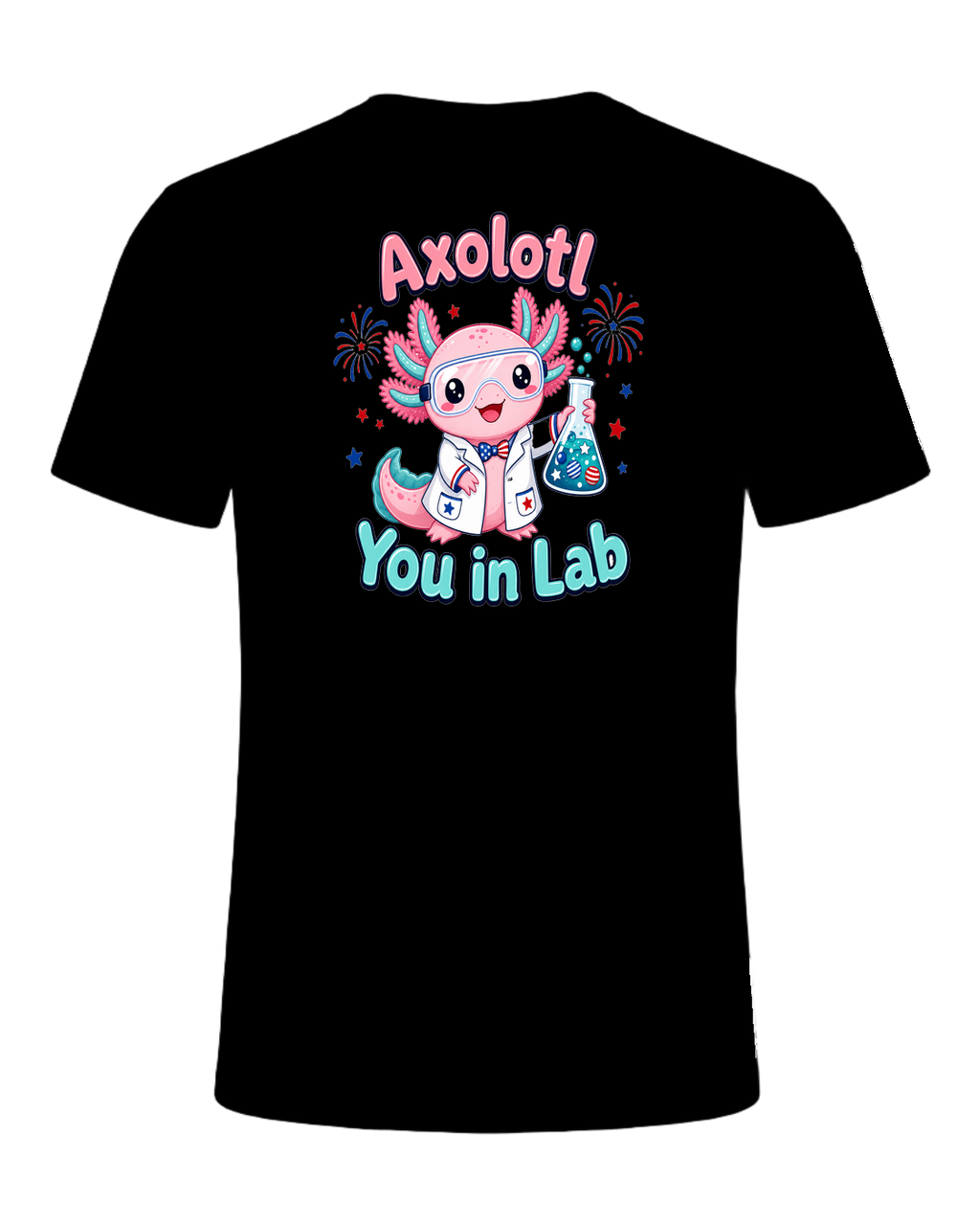 Axolotl Scientist — Black