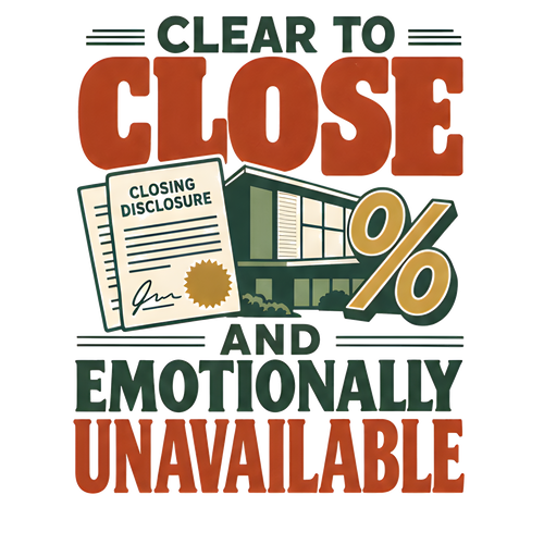 CLEAR TO CLOSE AND EMOTIONALLY UNAVAILABLE