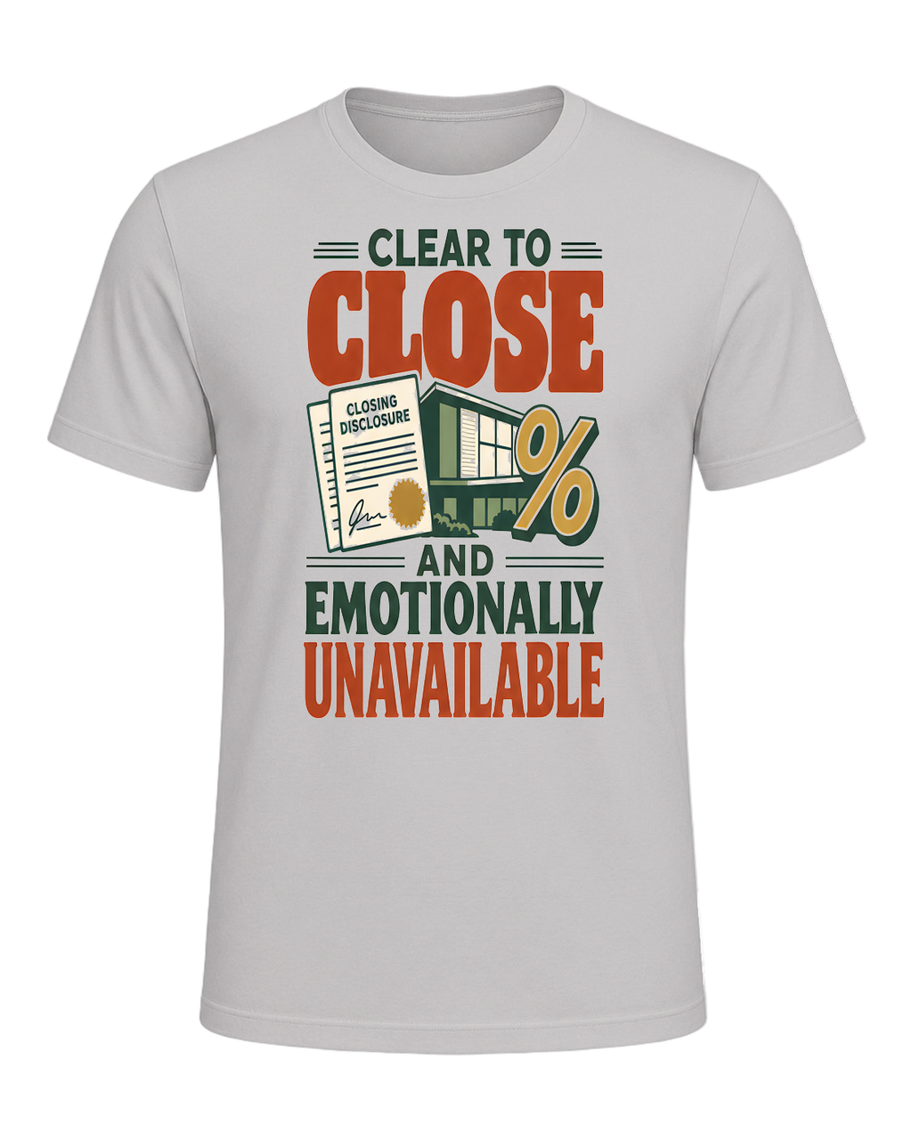 CLEAR TO CLOSE AND EMOTIONALLY UNAVAILABLE — Silver