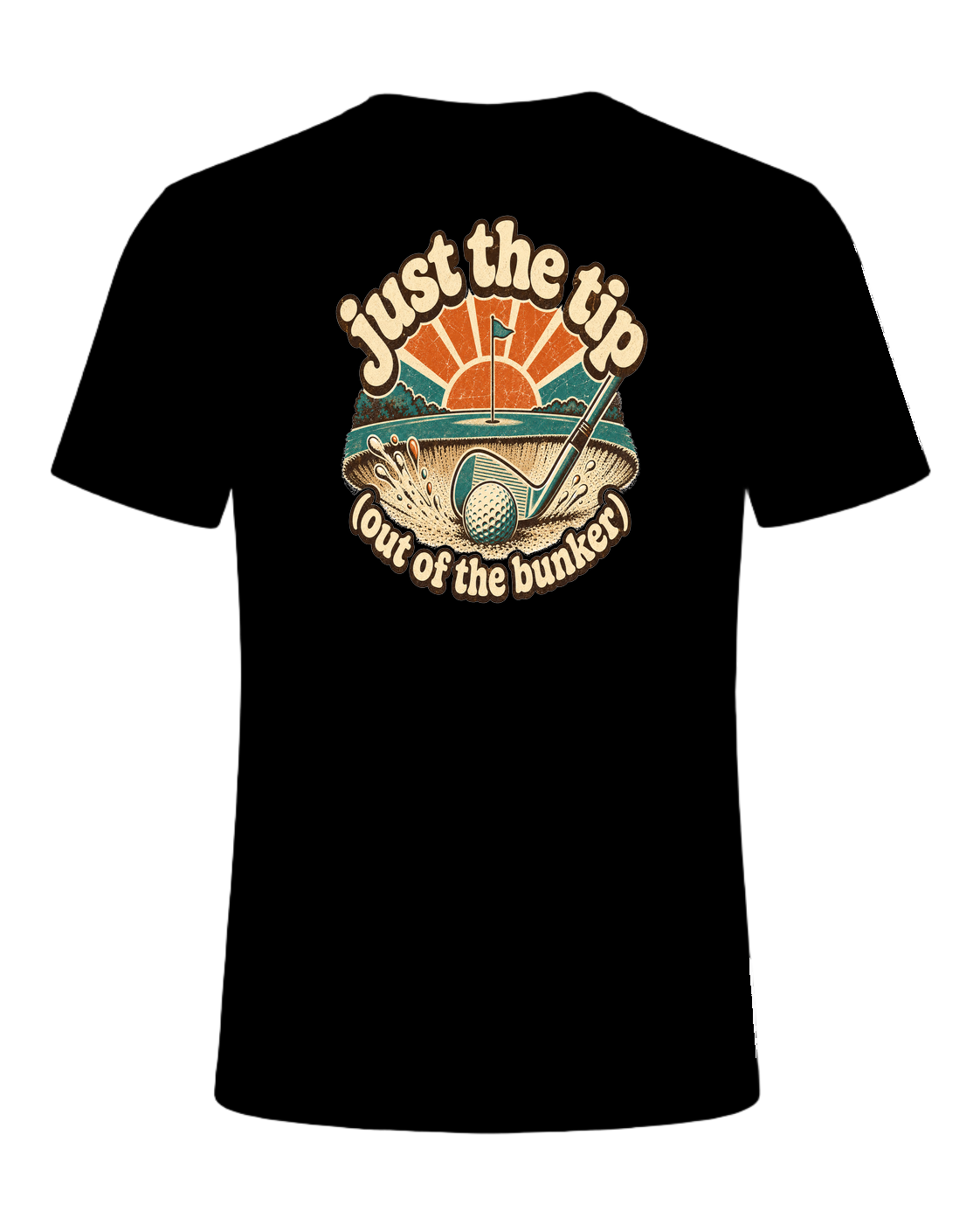just the tip (out of the bunker) — Black