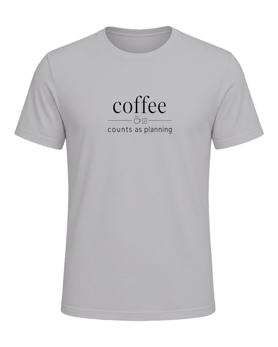 coffee counts as planning — Athletic Heather
