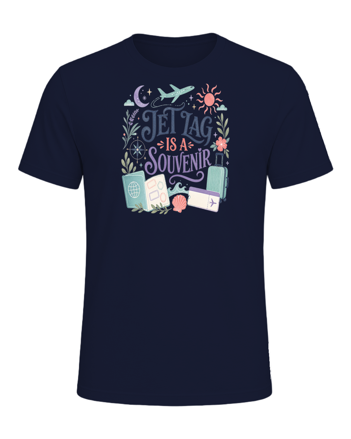 JET LAG IS A SOUVENIR — Navy
