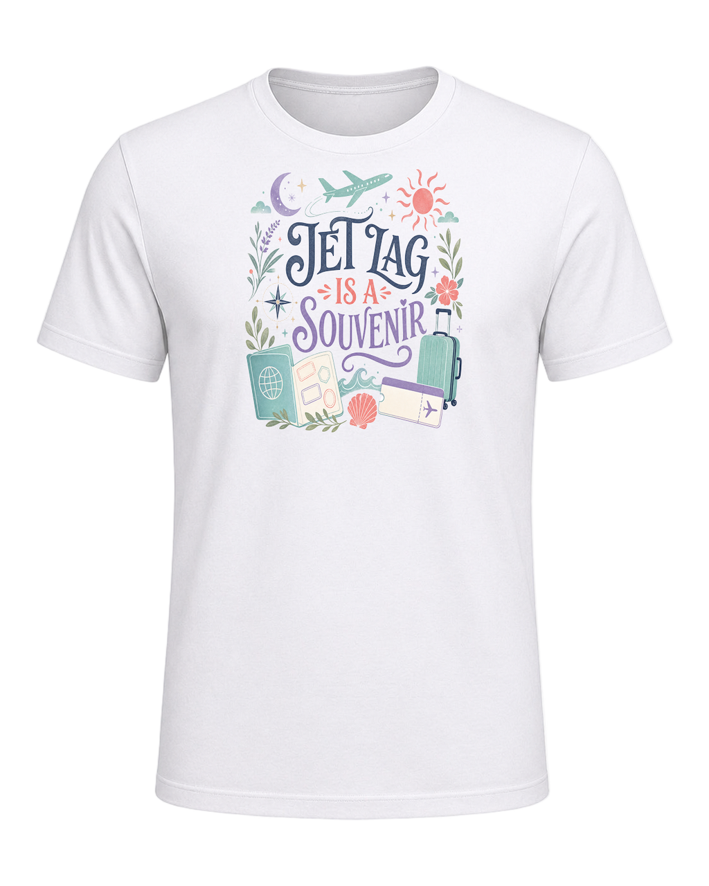 JET LAG IS A SOUVENIR — White