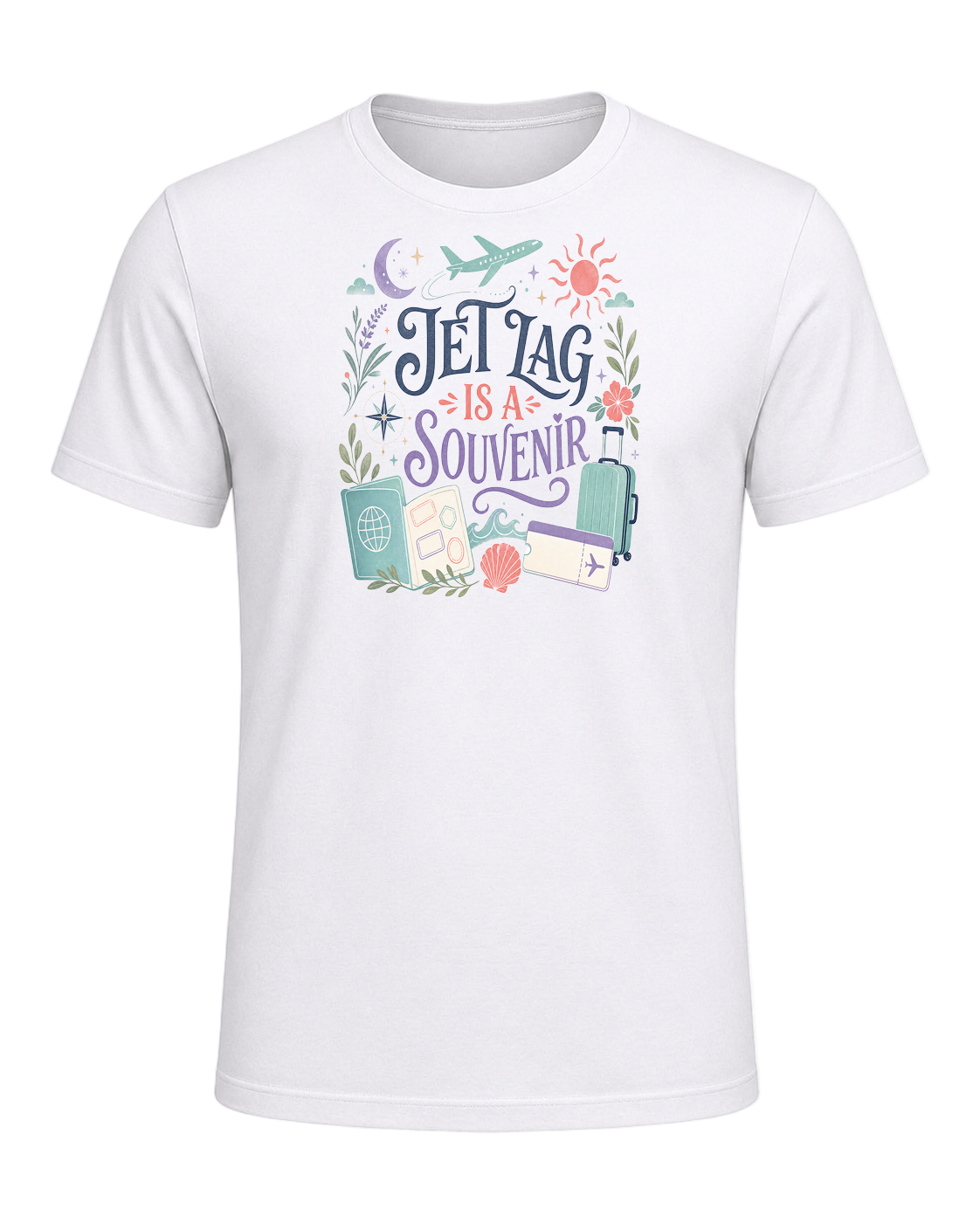 JET LAG IS A SOUVENIR — White