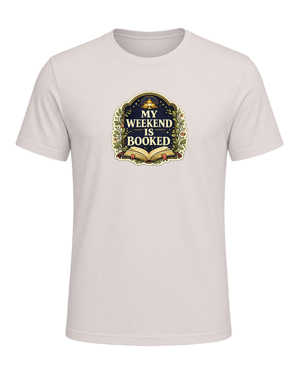 A cozy vintage library tee for readers whose weekend plans are already booked. — Heather Dust