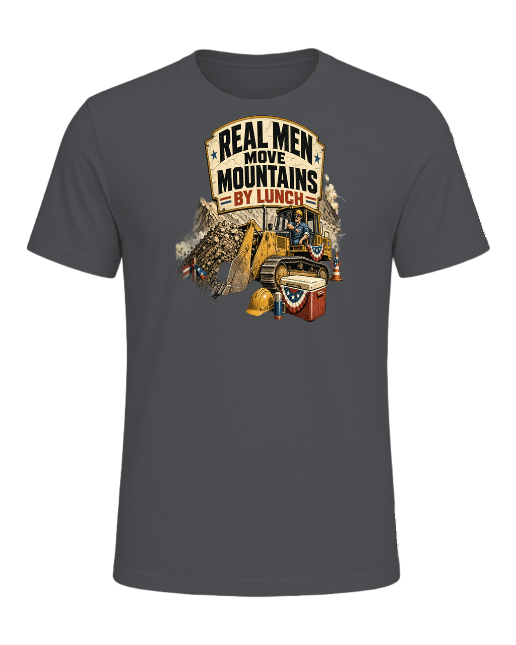 Real men move mountains by lunch — Asphalt